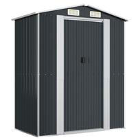 Garden Shed Anthracite 192 x 108 x 223 cm Galvanized Steel