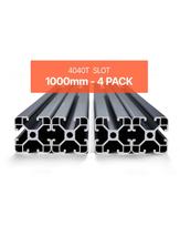 VEVOR 4PCS 39.4 in (1000mm) T Slot 4040 Aluminum Extrusion Profile, European Standard Anodized Linear Rail 100 x 4 x 4 cm