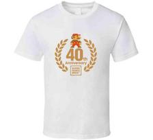 Super Mario Bros 40th Anniversay Retro Video Game Unisex T-Shirt XXXL beige