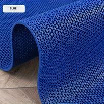 Tuščiavidurė PVC plastikinė grindų danga, neslystanti kilimėlis, baseino vonios kambarys, komercinė drenažinė neslystanti grindų danga, vonios kilimėlis, durų kilimėlis 120Cmx120cm mėlyna