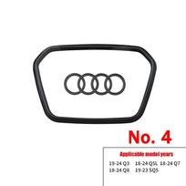Audi A3 A4 B8 8P B9 8V A5 A6 C7 A7 Q3 Q5 Q7 Automobilio Vairo Rato Logotipas Ryškus Rėmelio Juostelė Galvanizuotas Emblema