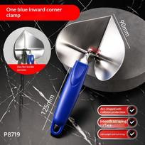 1Pcs Plasterboard Plastering Putty Knife Wall Repair Tool Stainless Steel Drywall Corner Trowel Inside Outside Corner Knife A3 black