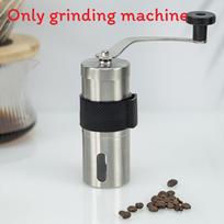 Highquality Stainless Steel Manual Coffee Grinder With Removable Hand Crank For Fresh Ground Coffee Lovers Washer Silvery,S gray