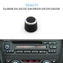 Dashboard Radio Audio CD Player Volume Rotary Switch Button Knob For BMW 1 3 Series E81 E82 E87 E88 E90 E91 E92 E93 E84 E89 gray