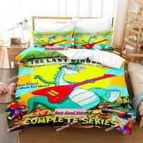 New Denver the Last Dinosaur Jeremy Bedding Set Printed single Comforter Quilt Duvet Cover Pillow Case 3 Pieces Kids Adult Size 140*200cm/55x79in Single/Twin 3pcs