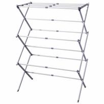 Foldable and extendable metal laundry drying rack 75x104