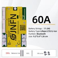 JNFN ANT BMS 17S 18S 20S 24S 48V 60V 72V 84V 40A 60A 80A Lifepo4 Smart BMS with Bluetooth for Electric Scooter Battery Pack 17-24S 60A