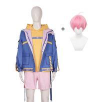 Anime Link Click Cosplay Kostiumas Perukas Arogantiška Mergina Li Tianchen Tianxi Cosplay Uniformos Rinkinys Šventės Vaidmenų Žaidimo Apranga Vyrams Moterims S beige