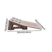 Portable Jump Ramp, Easy to Assemble, Practical, Multifunctional And Stable. Small gray