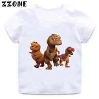 The Good Dinosaur Arlo Spot Print Cartoon Kids T-Shirts Funny Girls Clothes Baby Boys Short Sleeve T Shirt Summer Children Tops 160 brown