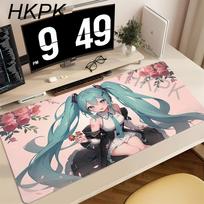 Large Gaming Kawaii Girl Mouse Pad Hatsune M-miku Mousepad PC Gamer Desk Mat Office Decoration Big Mouse Mat E-Sports Playmat 70x30cm