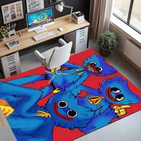 Huggy Wuggy Pattern Rug, Indoor/Outdoor Mat, for Picnic, Gameroom, Bedroom, Office, Living Room, Home Decor Carpet, Birthday Gift 80cmx120cm