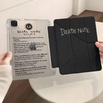 iPad Mini Pro Air 11-os kartos Y-Fold stovas dėklas Mirties užrašų tema Anti-Bend Atsparus smūgiams iPad 10.9 inch