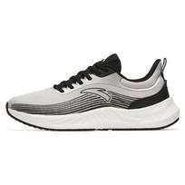Anta Mars Foam Comfortable Shock Absorbing Non-Slip Wear-Resistant Low-Top Running Shoes Men sneaker Silver Black 112315585-5 44
