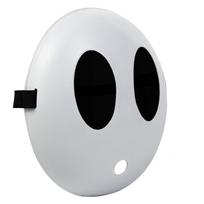 Žaidimo Bros Mario Baltas Shy Guy Kaukė Visas Veidas Anoniminis Shy Guy Kaukė Cosplay Kaukė Karnavalui Vaikams Suaugusiems Helovino Šventės Rekvizitas white