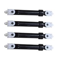 4 Pack Washing Machine Shock Absorbers Washer Accessory Easy Installation Washer Part for Noise Reduction and Stability A black