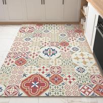 PVC virtuvės kilimėlis vandeniui atsparus neslystantis grindų kilimėlis atsparus aliejui namų dekoravimo kilimas vinilo odos kojų kilimėliai Alfombra Pvc Cocina 1pc 50x120cm gray