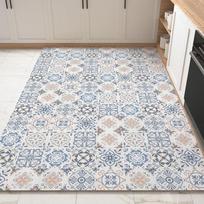 PVC virtuvės kilimėlis vandeniui atsparus neslystantis grindų kilimėlis atsparus aliejui namų dekoravimo kilimas vinilo odos kojų kilimėliai Alfombra Pvc Cocina 1pc 50x120cm