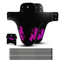 MTB Mountain Flap Bike Fenders Wing Road Bicycle Front Mudguard Wings Wheel Covers Mud Guard Flaps for Bicycle rožinė