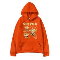 Autumn Winter Sherma Song Hoodies Hollow Knight Silksong Clothing Fashion Casual Long Sleeve Sweatshirt Unisex Cartoon Pullovers XXXL oranžinė