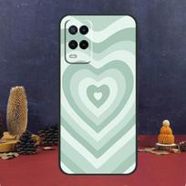 Colorful Heart Circle Love Case For Oppo A16 A76 A96 A17 A57 A40 A60 A80 A98 A58 A78 A18 A38 A54 A74 A94 A15 A5 A6 Pro OPPO A74 5G white
