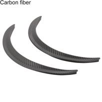 2 vnt. universali anglies pluošto ratų antakių juostos lanko apdaila, sparno apsauga Carbon Fiber* gray