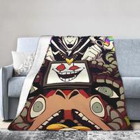 Deltarune Šilta Minkšta Antklodė Žaidimas Vaikams Pliušinis Mesti Antklodė Grafinė Svetainė Flanelinė Lovatiesė Sofos Lovo Dangalas 75x90cm