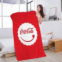 C-COCA Logotipas C-COLAS Anime Paplūdimio Maudymosi Rankšluostis Minkštas Sugeriantis Servetėlė Vaikų Dovanos Vaikams Kelionėms Stovyklavimui Sporto Salėms W30*H60(CM) red