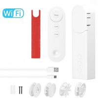 WiFi išmanusis traukiamų karoliukų užuolaidų variklis Elektrinių ritininių žaliuzių pavara Nereikia laidų Palaiko APP nuotolinį valdymą Laikmatis WiFi balta