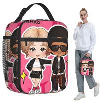 APT ROSE Bruno Mars Insulated Lunch Bag for Women Office Cooler Thermal Food Box Tote Leakproof Lunch Boxes Container One Size pink