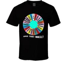 Spin That Wheel Money Game T-shirt M blue