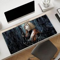 Game C-Castlevania Mouse Pad Non-slip Rubber Gamer Balance Computer Mat Decoracion Deskmat Laptop Office Large 40cmx90cm(15.7x35.4inch) gray