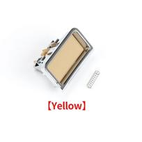 Automobilio porankio jungiklio mygtuko dangtis Centrinė konsolė su chromu, skirta Mercedes Benz S Class W221 2006-2013 2216800096 Yellow China Mainland black