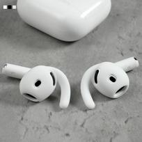 2 vnt. silikoniniai ausų antgaliai, skirti Apple Airpods 4 True Wireless ausinėms, ausų antgaliai Airpods 4 TWS ausinių su kabliuku antgaliai, apsaugantys nuo kritimo kabliukai gray