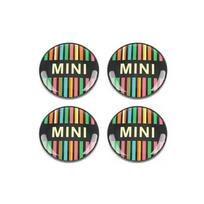 20pcs 54MM Wheel Center Hup Caps Cover Decoration for MINI Coopers R50 R52 R53 R55 R56 Auto Tire Cover Exterior Accessories 54mm - 20pcs gray