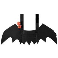 Helovino šunų kostiumai Juokingi naminių gyvūnėlių drabužiai Reguliuojami šunų Cosplay kostiumų rinkiniai Nauji drabužiai vidutinio dydžio šunims Buldogas Mopsas S-Chest43-54cm juoda
