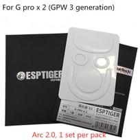 1 Pack Original ESPTIGER Mouse Skates Feet For Logitech G PRO X Superlight 2 G Pro X 2 DEX White Arc 2.0 ICE PTFE Mouse glides G pro x 2 arc 2 white