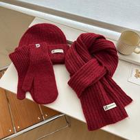 3 vnt. rinkinys Žieminė kepurė Šalikas Jutikliniai pirštinės Unisex Megztas Šiltas Beanie Kaklo mova Pirštinės Rinkinys Rudeniui Žiemai Lauko Kasdieniam dėvėjimui gray