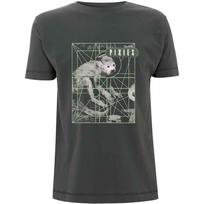 Pixies Monkey Grid Anglies Spalvos Oficialūs Marškinėliai S gray