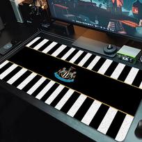 Newcastle United F.C Mouse Pad Large Gaming Table Cushion Non-slip Laptop Tablet Big Mousepad XXL Mat Mini PC Playmat With Lock edge_xia 30cmx80cm(11.8x31.5inch)