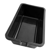 Plastic Waste Oil Pan Large Capacity Oil Catch Basin New Automotive Drain Pan  Garage Workshop 6L black