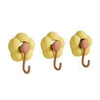 Sunflower Suction Cup Hooks, Punch-Free Vacuum Suction Hooks, No Wall Hanger for Kitchen Bathroom Living Room one size geltona