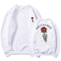 Dark Adeline Haunting Romance Book Lover Women Graphic Hoodies Sleeve Long Pullover Sweatshirt Run Little Mouse Gift XL balta