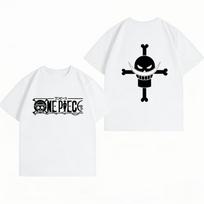 One Piece Whitebeard TShirt Unisex Edward Newgate Jolly Roger Graphic Tee Anime Straw Hat Pirates Casual Streetwear Tops M black