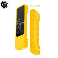 Silicone Remote Control Case For Apple TV 4K 4th Generation Siri Controller Protector Shockproof Anti-Slip Protective Cover geltona