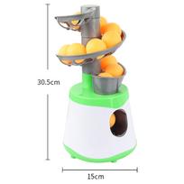 Table Tennis Robot PingPong Ball Machine Automatic Launcher for Men Students Training Exercise gray