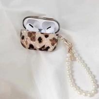 Pearl Earphone Cases For Airpods Pro 2 Leopard Pendant Headphone Protective Cover For Apple Airpod 3 Pro 2 1 3rd Generation Case for airpods pro2