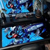 Hot Game Persona 3 Mouse Pad Large Gaming Mousepad XXL Keyboard Gamer Mouse Pad Laptop Desk Mat Anime Mouse Mats 900x400mm 300x600x2mm blue