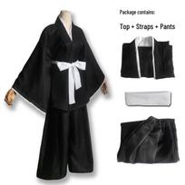 Grim Reaper Bleach Rukia Cosplay Costume - Halloween Anime Death God Suit L white