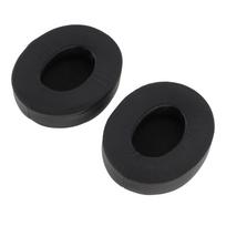 1 Pair of Cooling Gel Ear Pads Headphone Earpads Cushions Replacement PU Leather Memory Foam High black